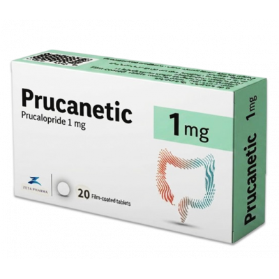PRUCANETIC 1 MG ( PRUCALOPRIDE ) 20 FILM-COATED TABLETS